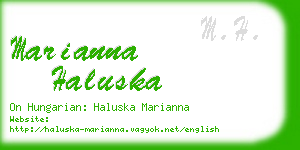 marianna haluska business card